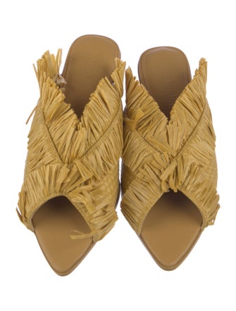 Andrea Iyamah Raffia Mules