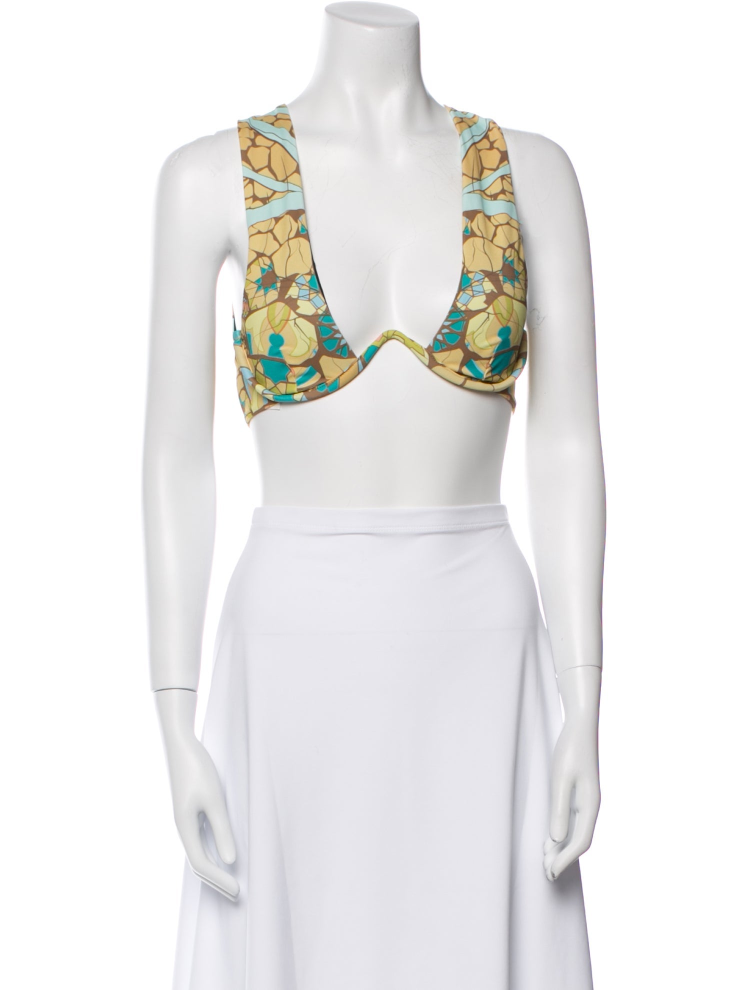 Andrea Iyamah Printed Top w/ Tags