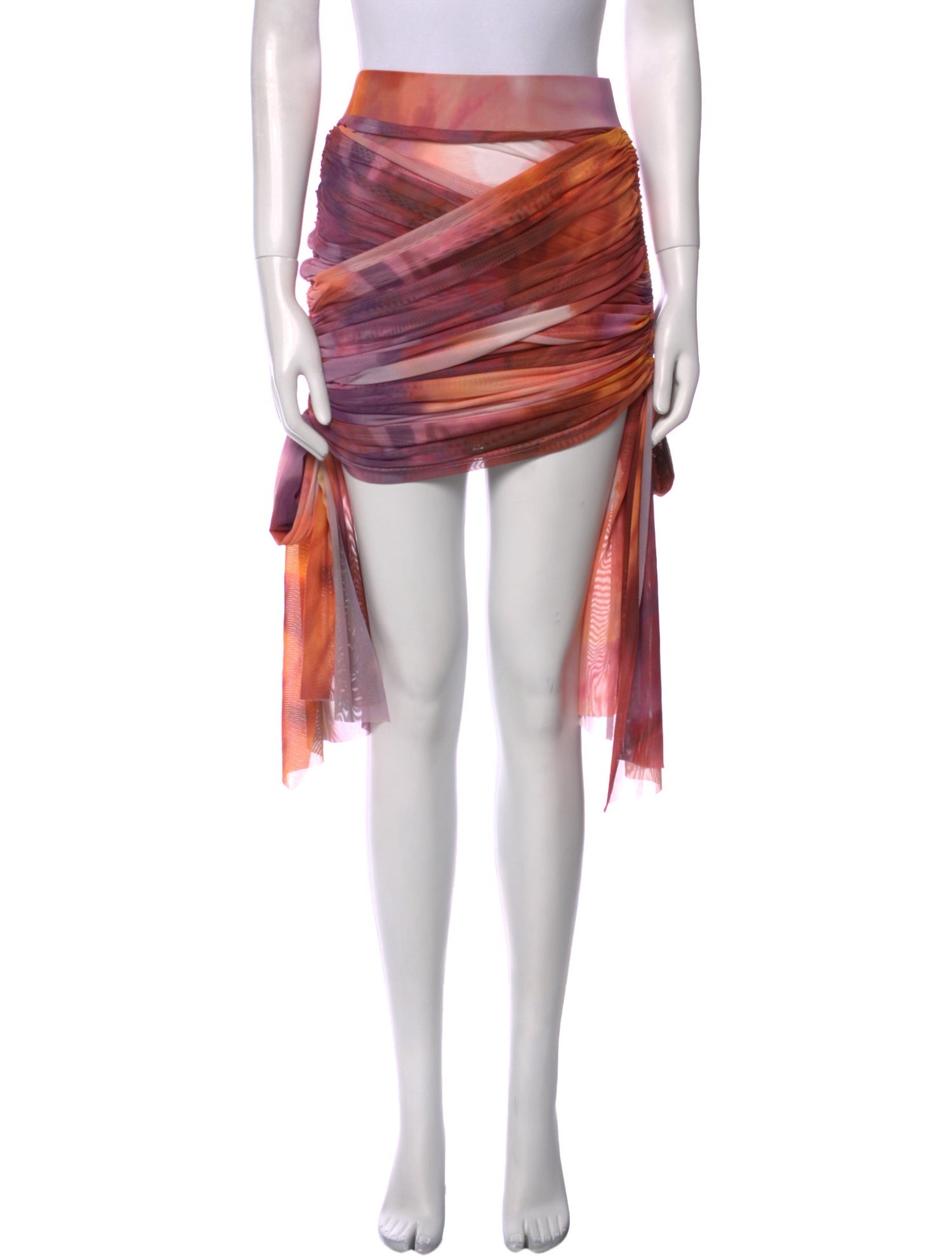 Andrea Iyamah Printed Mini Skirt w/ Tags