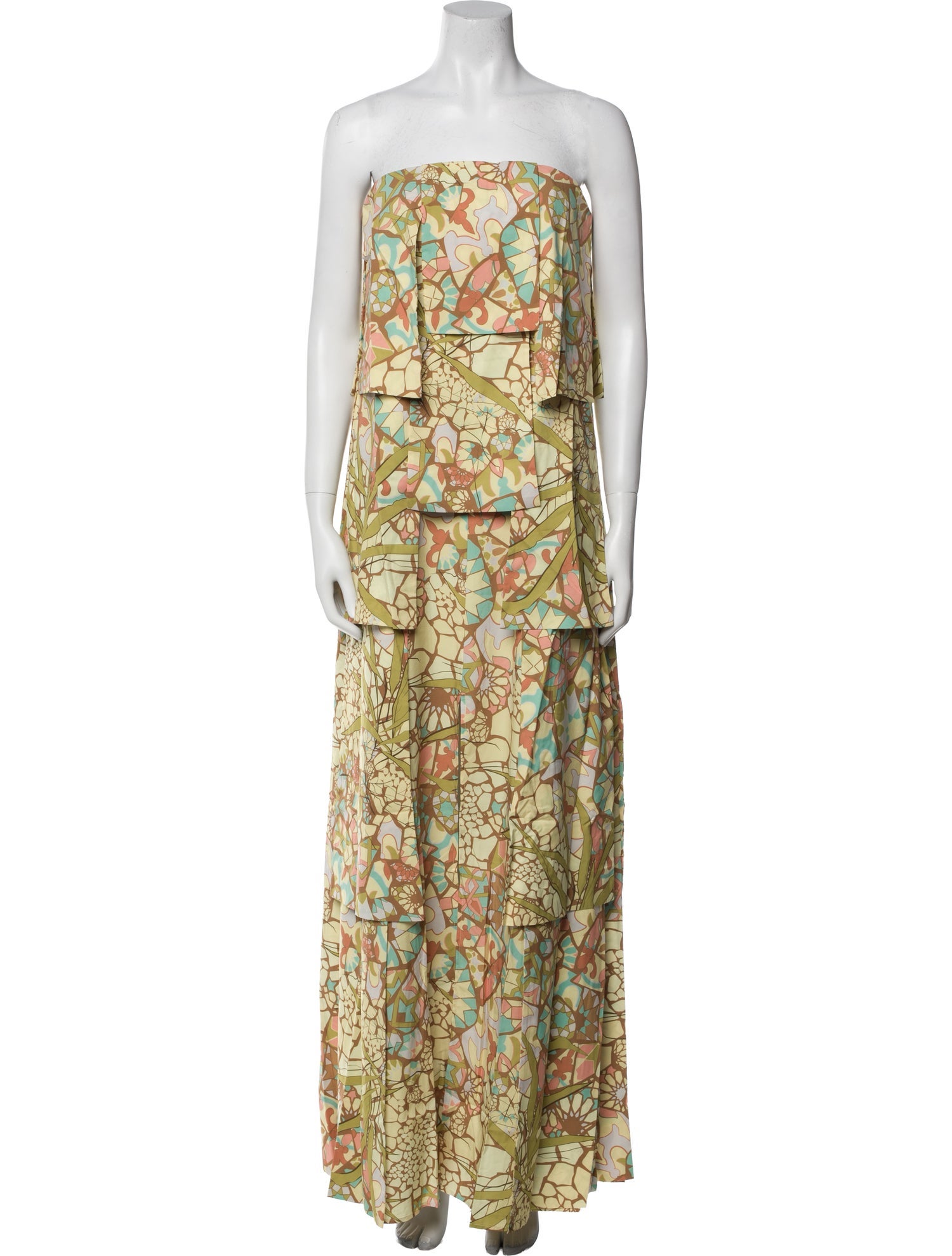 Andrea Iyamah Printed Long Dress w/ Tags
