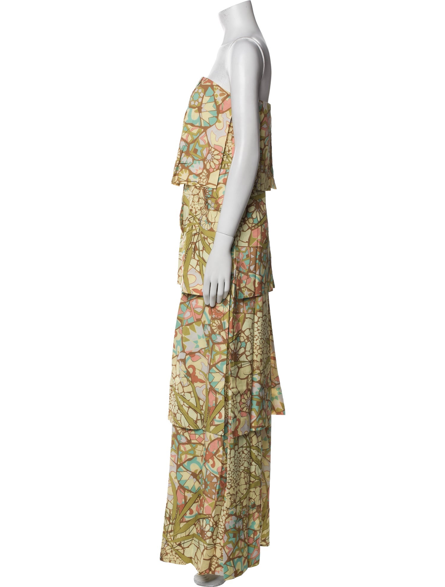 Andrea Iyamah Printed Long Dress w/ Tags