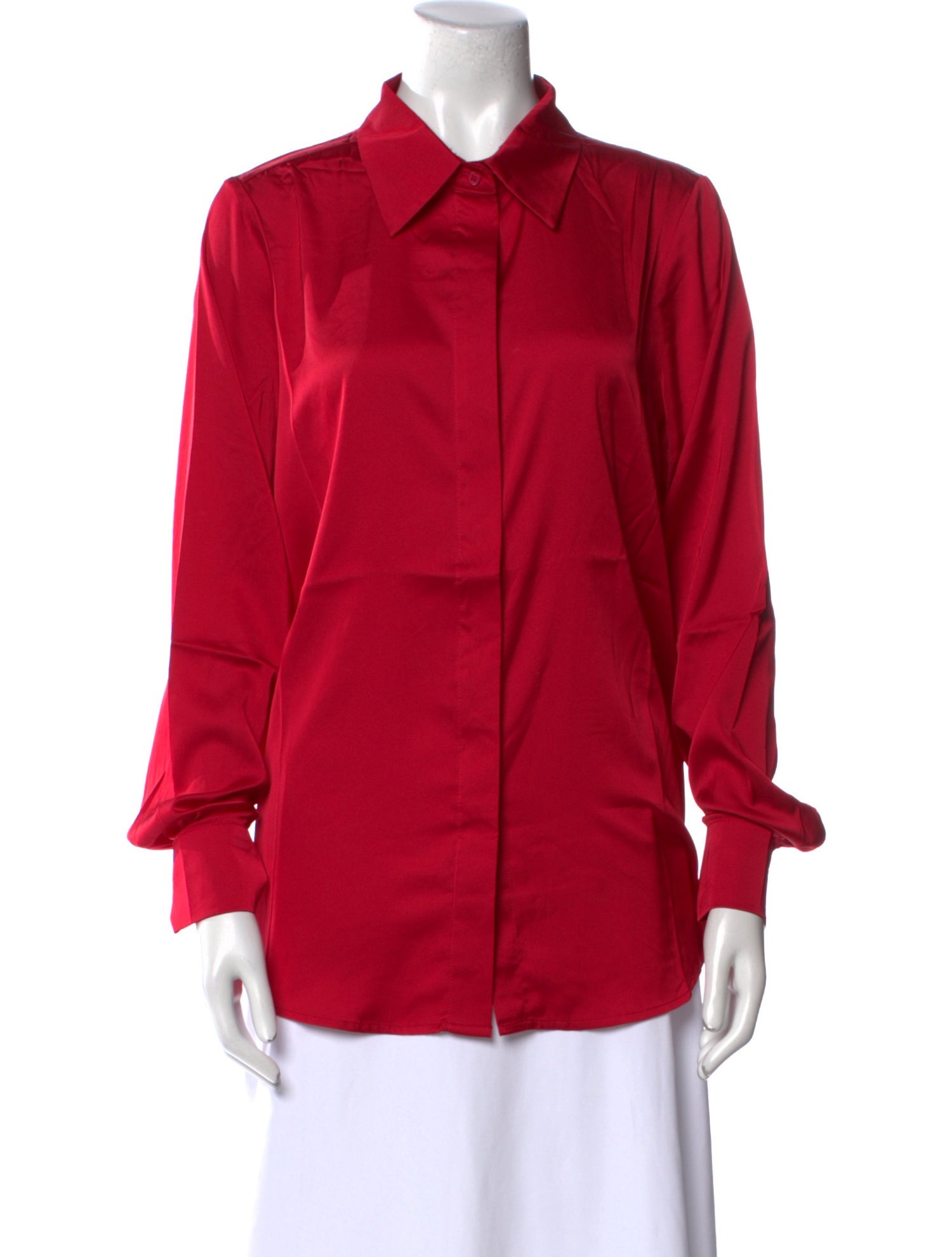 Andrea Iyamah Long Sleeve Button-Up Top w/ Tags