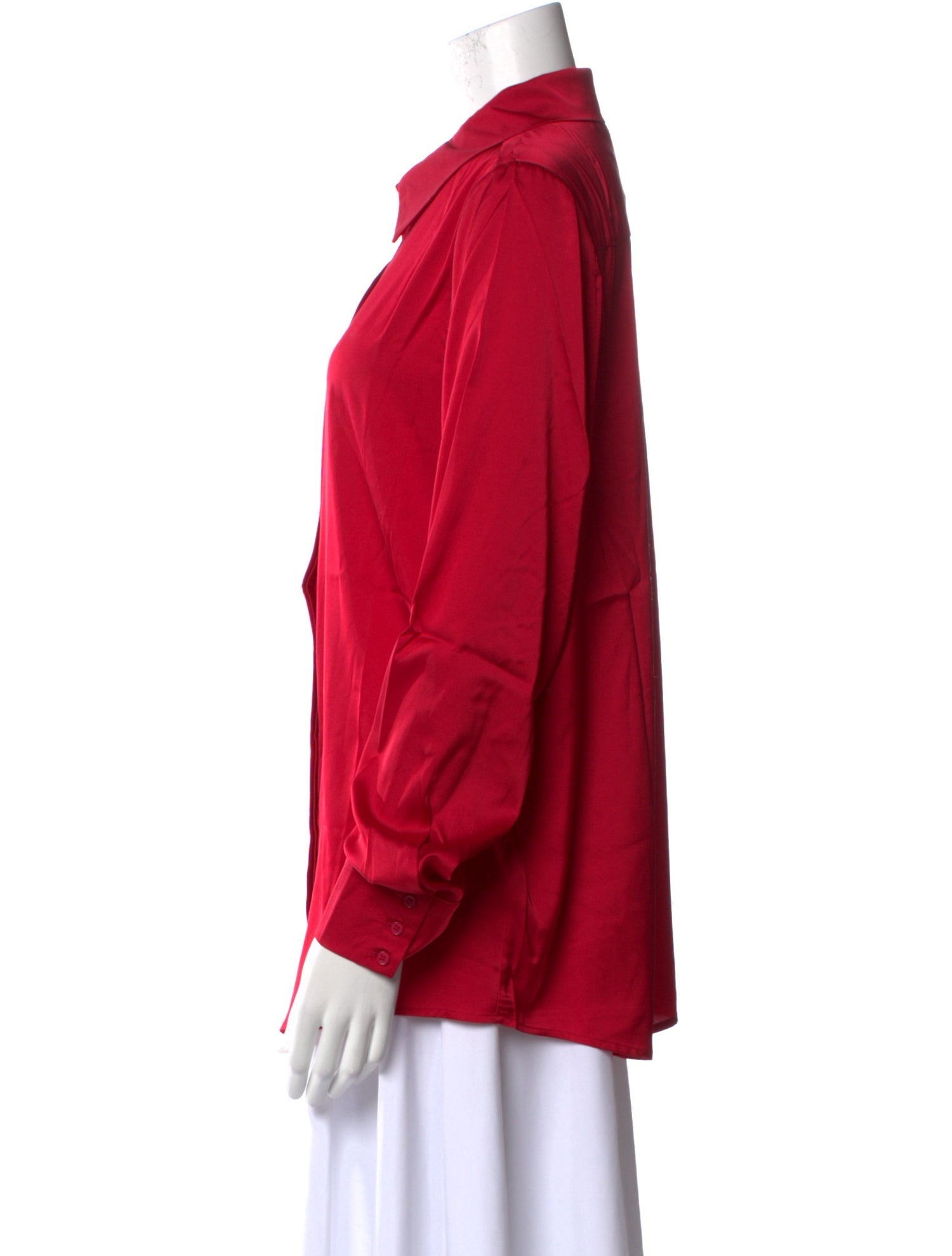 Andrea Iyamah Long Sleeve Button-Up Top w/ Tags