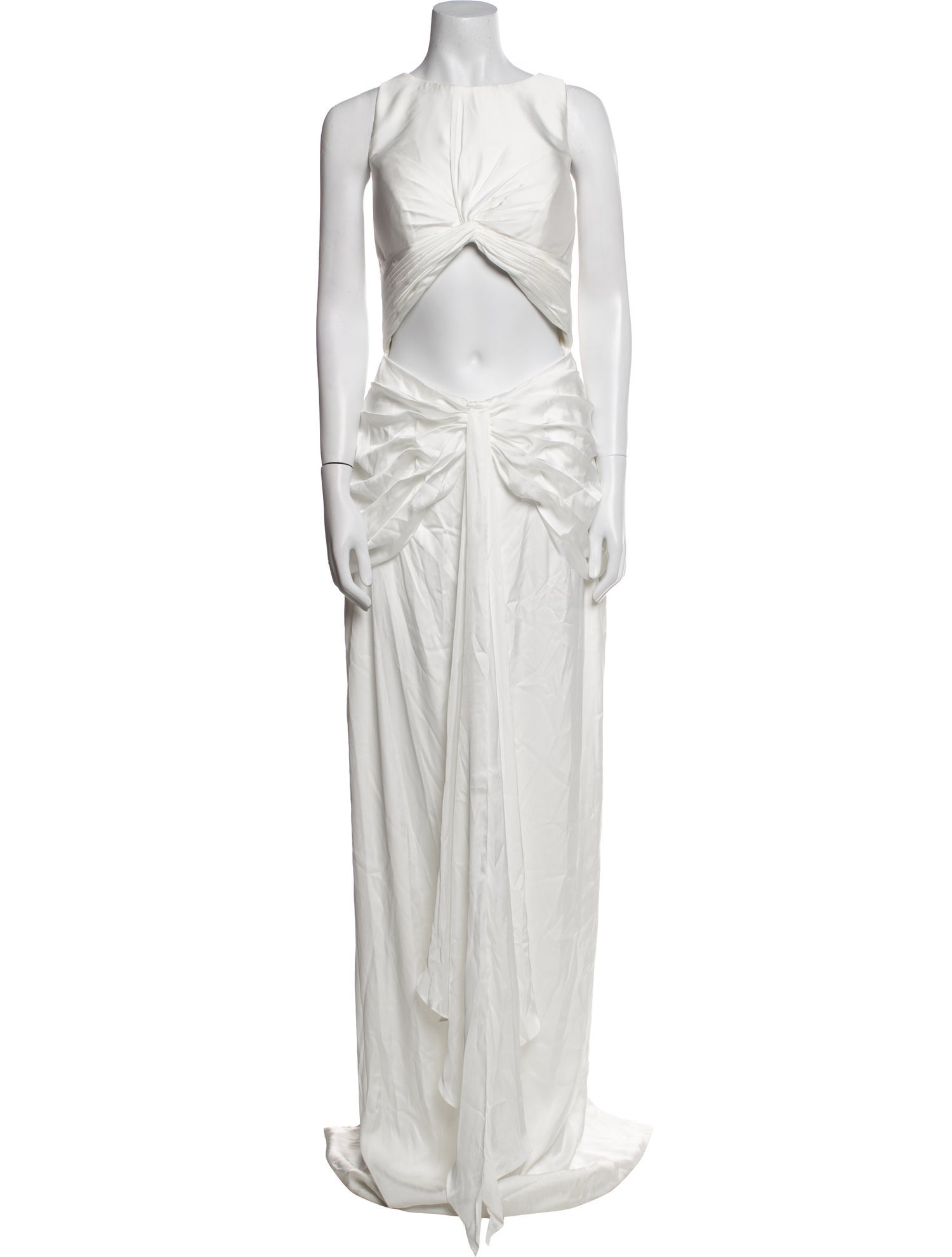 Andrea Iyamah Bateau Neckline Long Dress