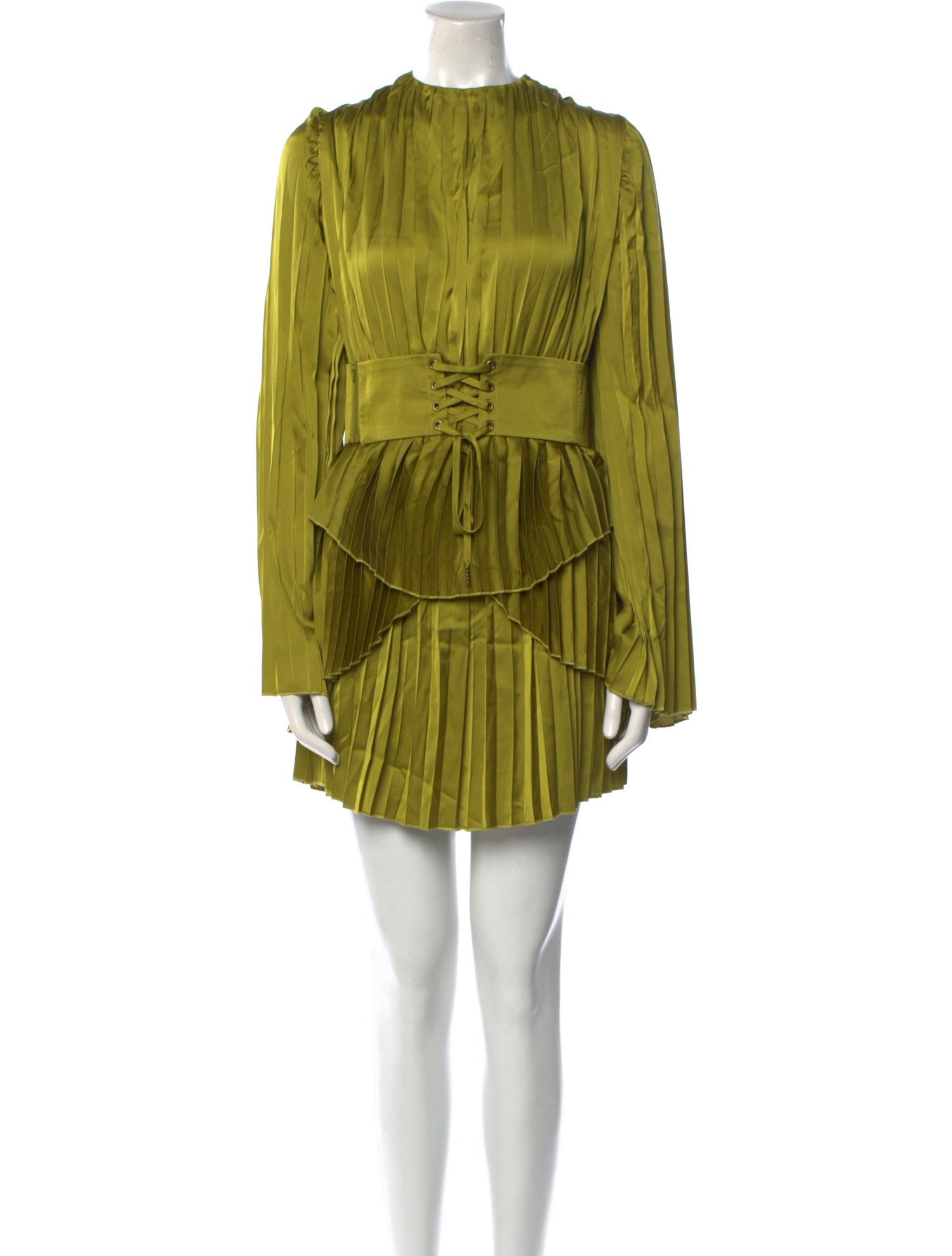 Andrea Iyamah Striped Mini Dress