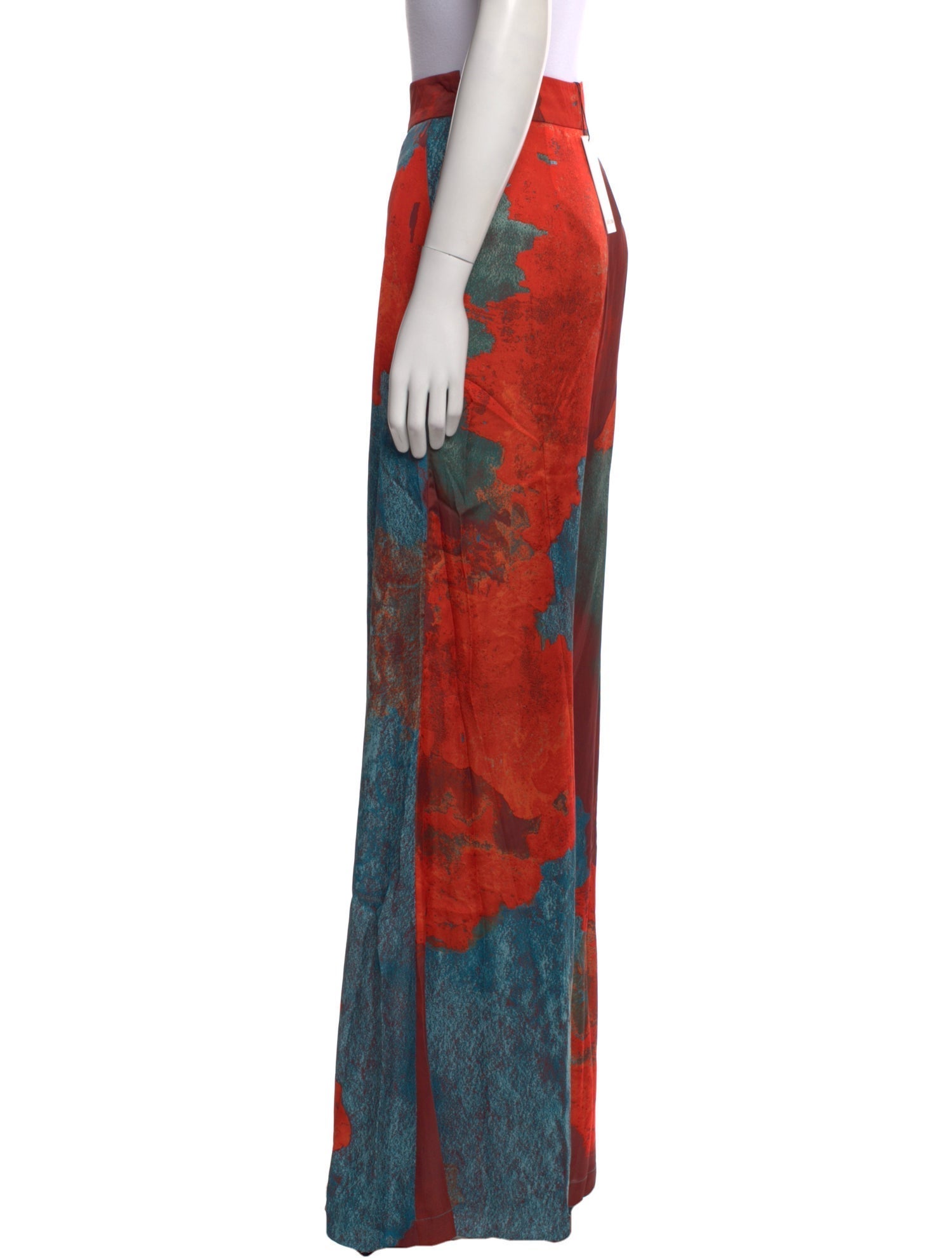 Andrea Iyamah Printed Wide Leg Pants w/ Tags