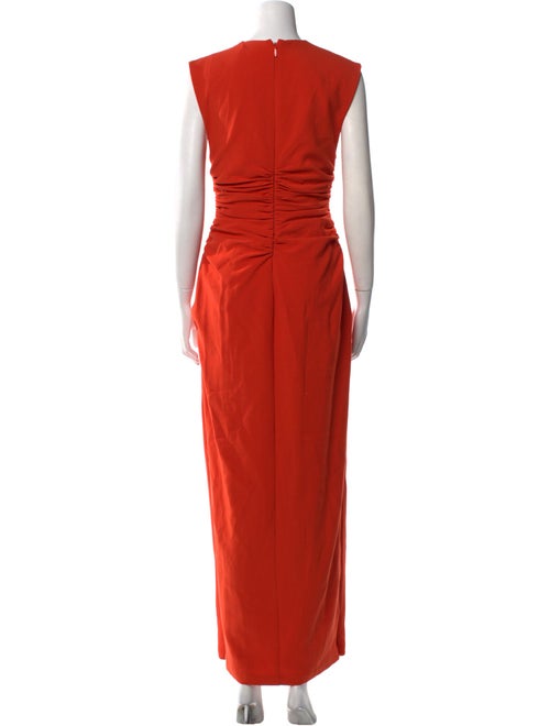 Andrea Iyamah Crew Neck Long Dress