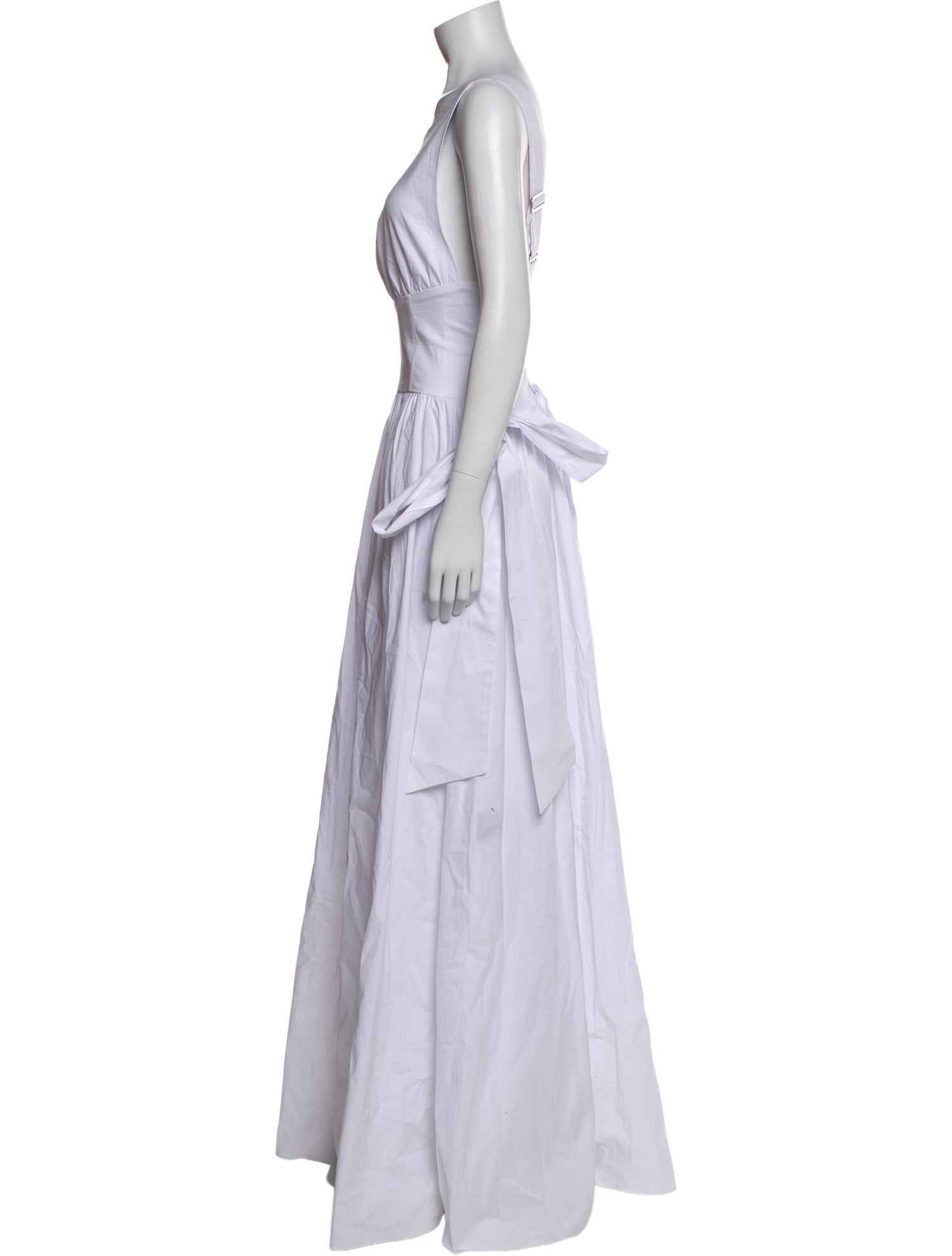 Andrea Iyamah Bateau Neckline Long Dress