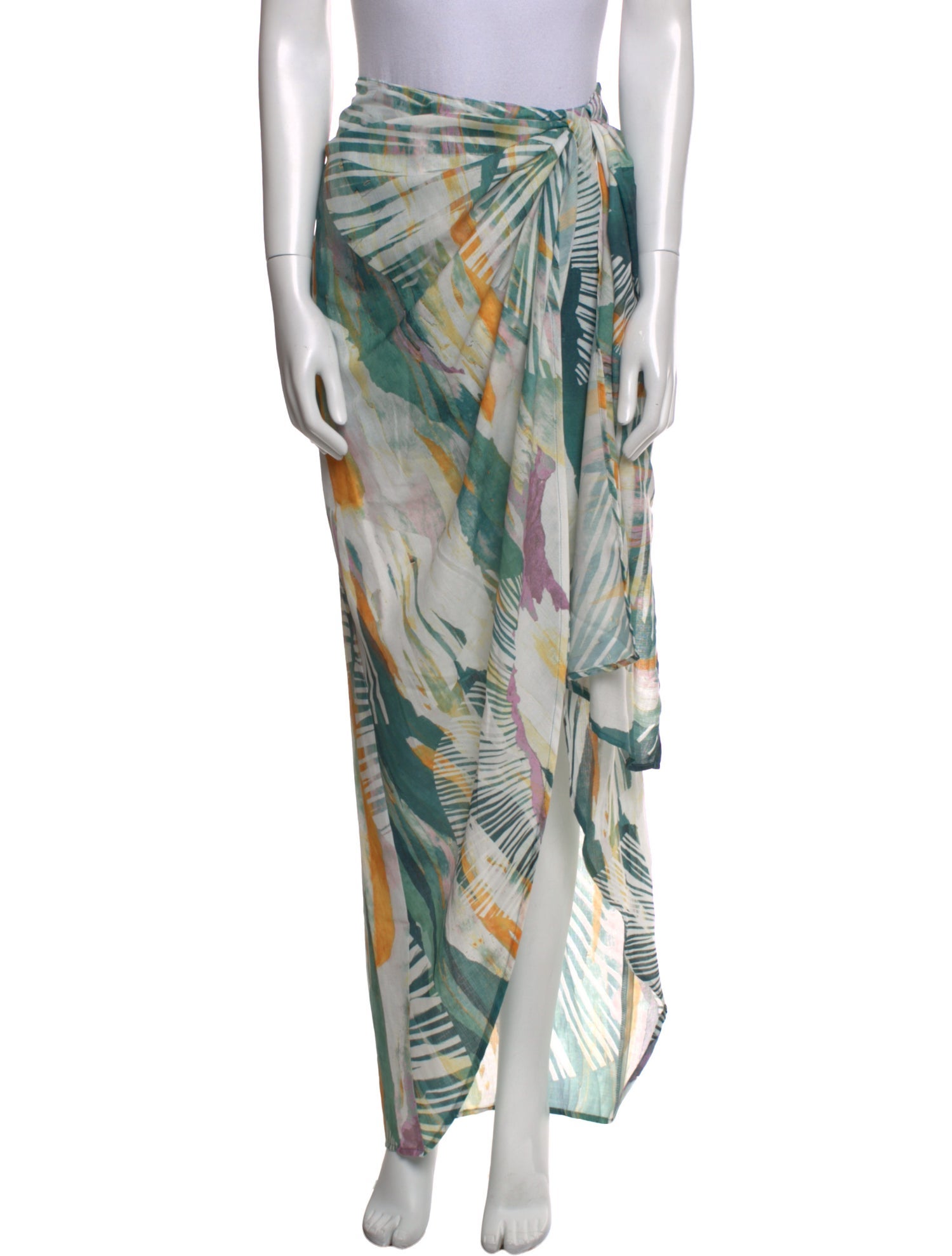 Andrea Iyamah Printed Long Skirt