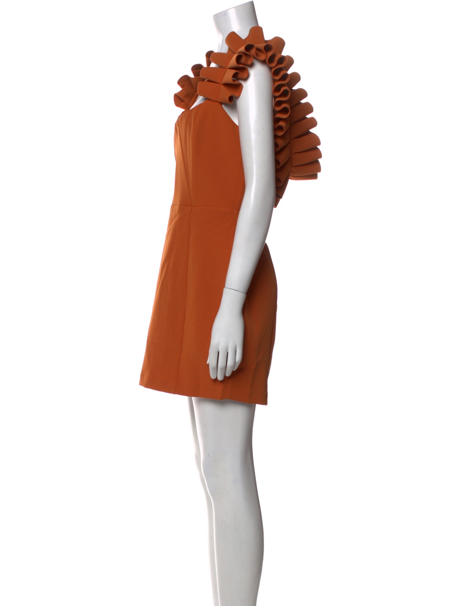 Andrea Iyamah Square Neckline Mini Dress