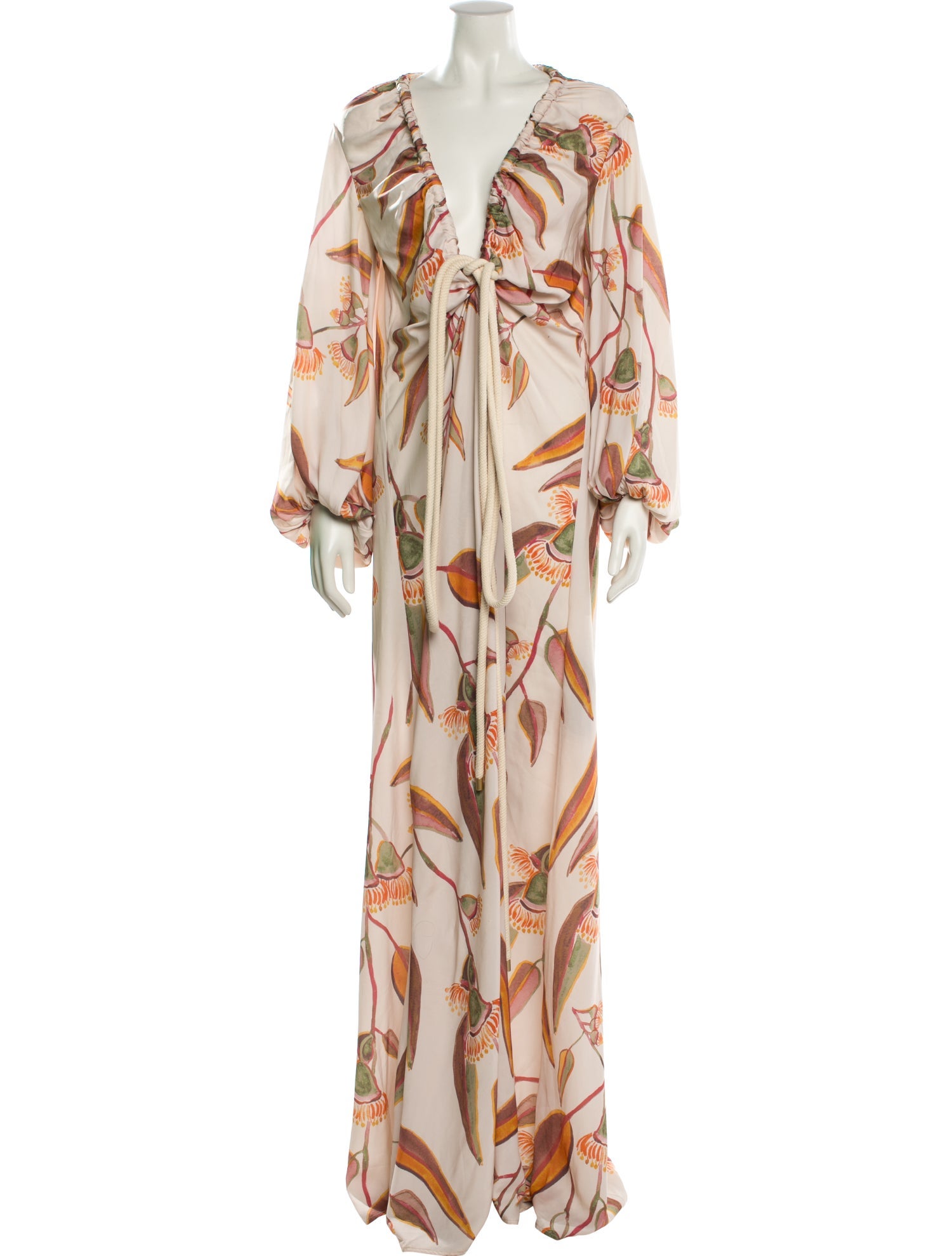 Andrea Iyamah Floral Print Long Dress