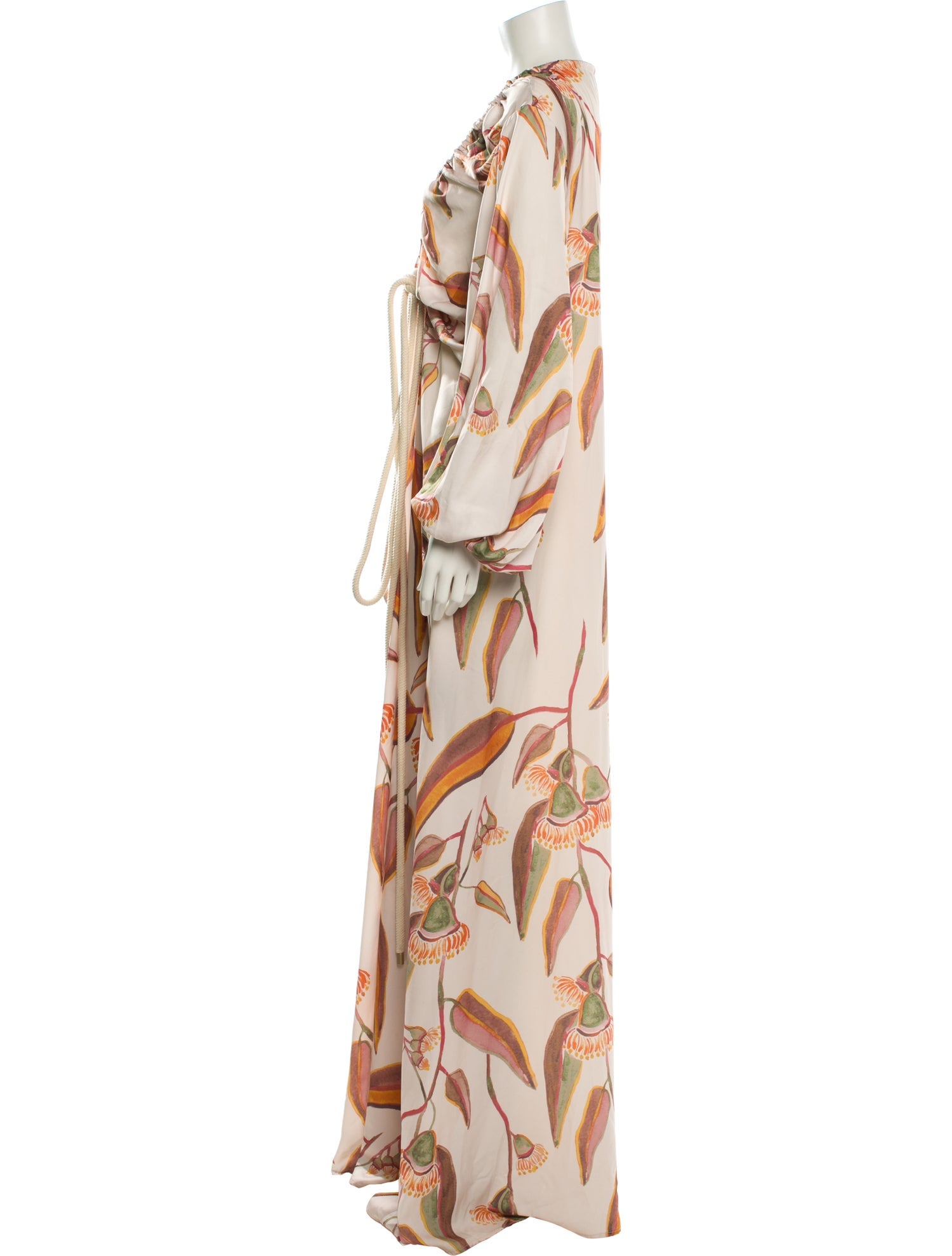 Andrea Iyamah Floral Print Long Dress