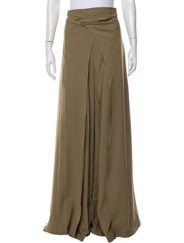 Pre-owned Andrea Iyamah Wide Leg Pants W/ Tags In Green