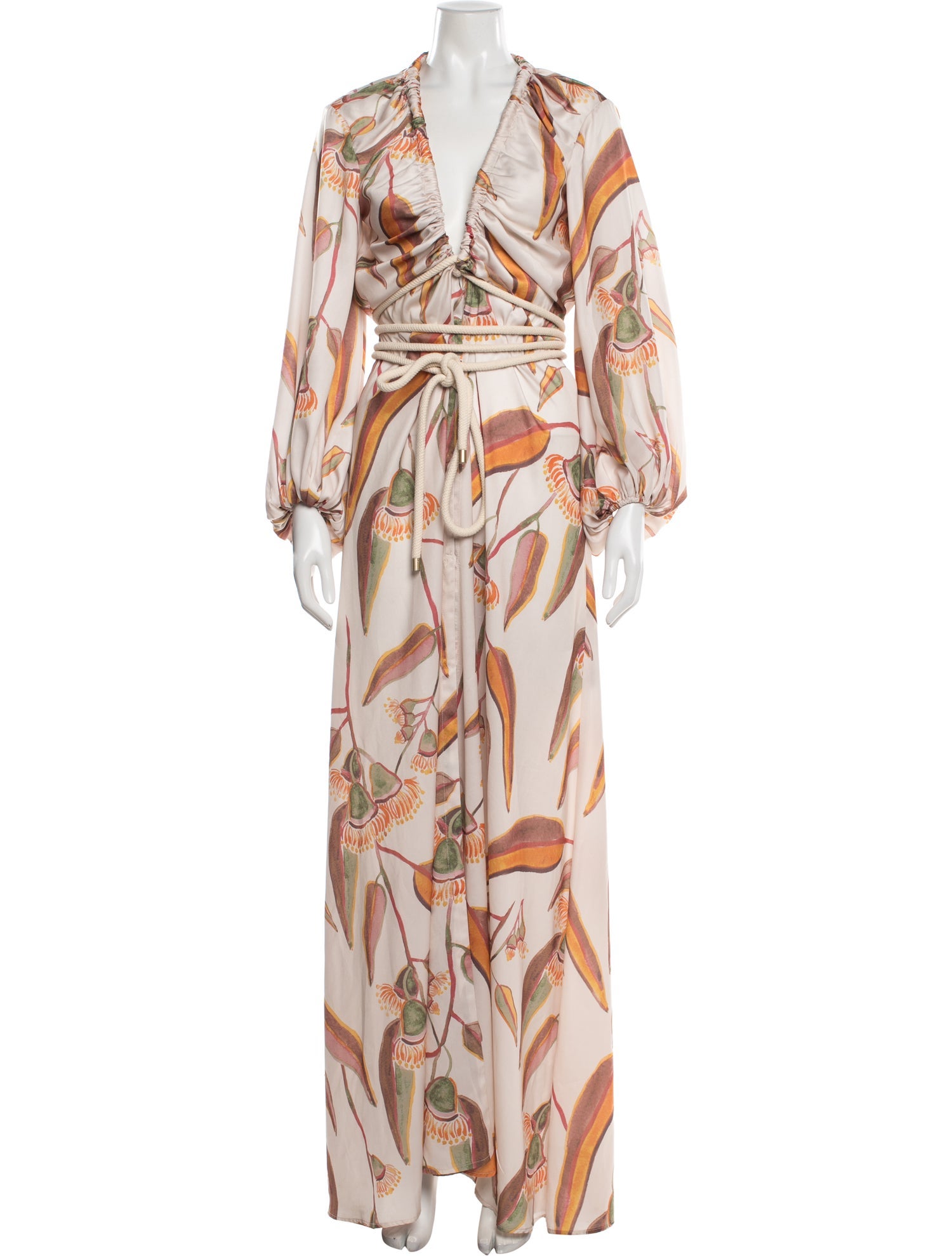 andrea iyamah dress Floral Print Long - Neutrals Dresses, Clothing - WANDL22951 Style:NS4011L The Art of All-Over galentines outfits Katu mesh dress giving you both form