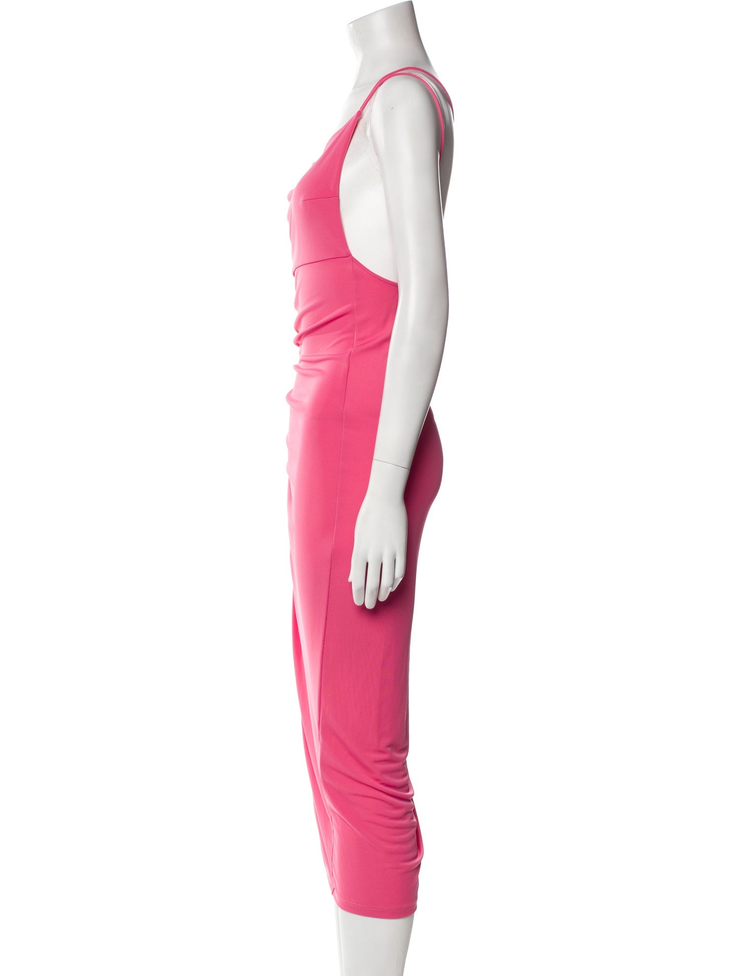 Andamane Cowl Neck Midi Length Dress