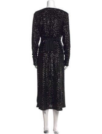 Andamane V-Neck Midi Length Dress