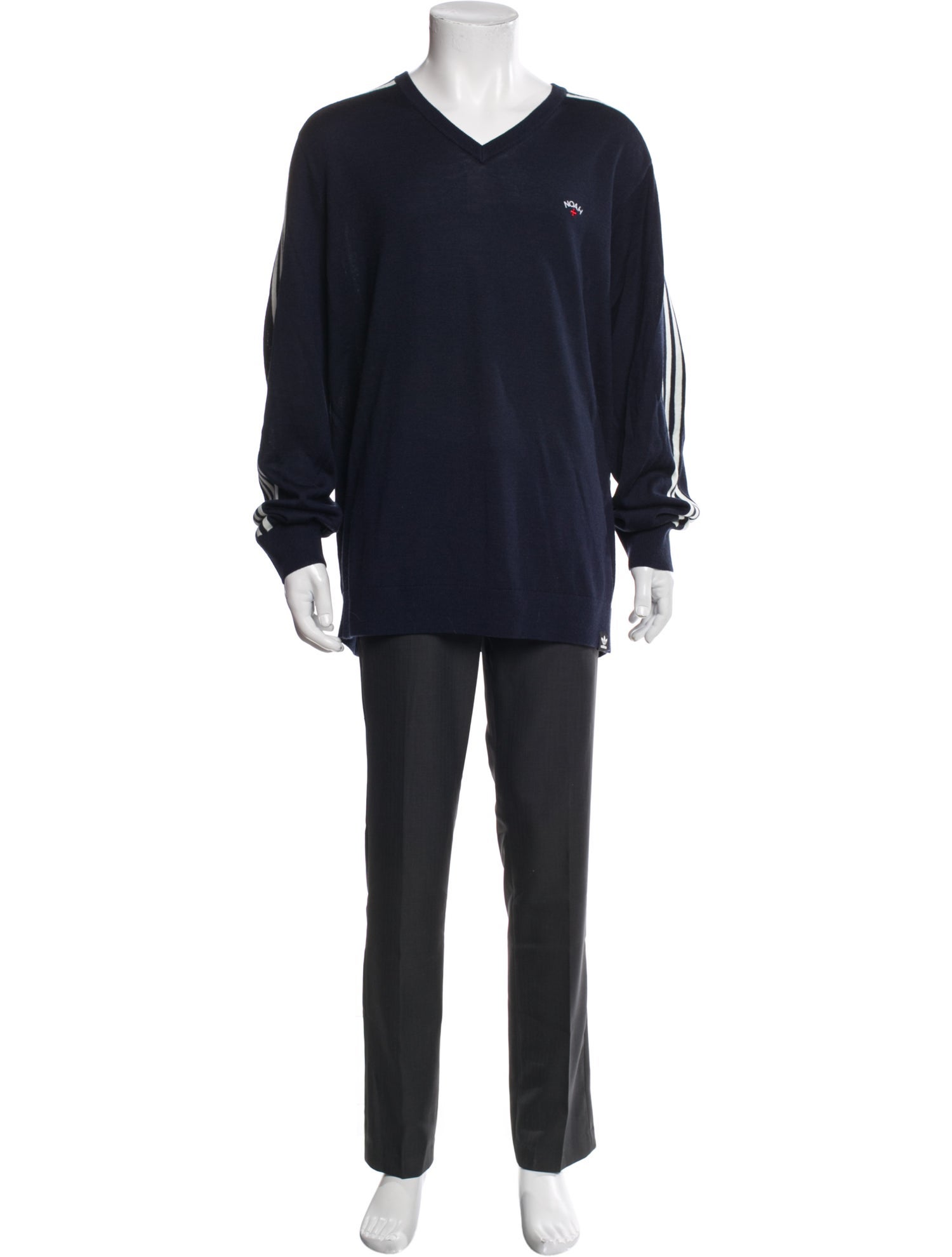 Adidas x Noah V-Neck Long Sleeve Henley