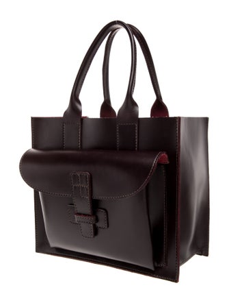 Agnes Baddoo Leather Top Handle Bag