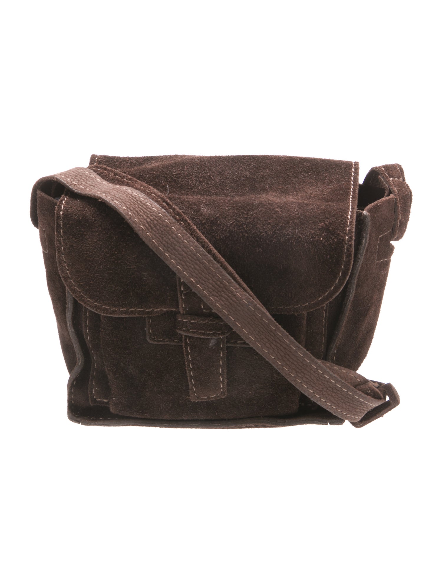 Agnes Baddoo Suede Messenger Bag