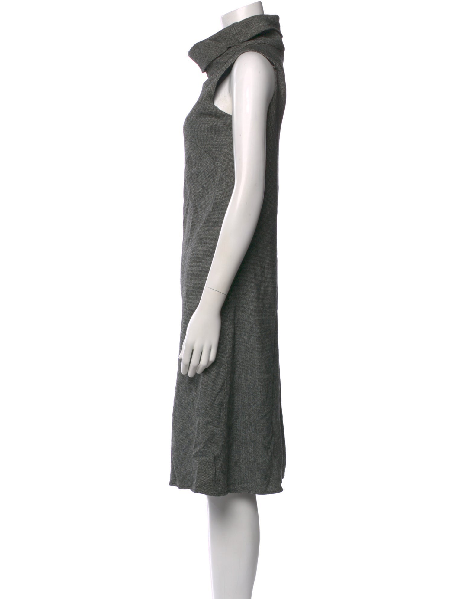 Agnes Baddoo Turtleneck Knee-Length Dress