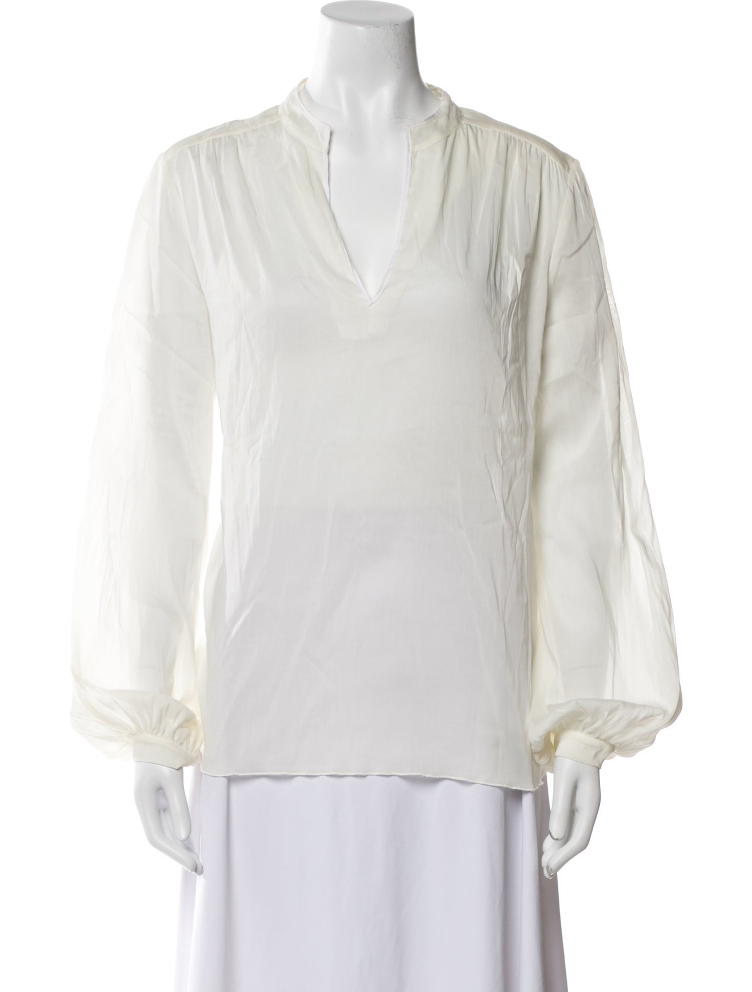 ANiKALENASKÄRSTRÖM V-Neck Long Sleeve Blouse