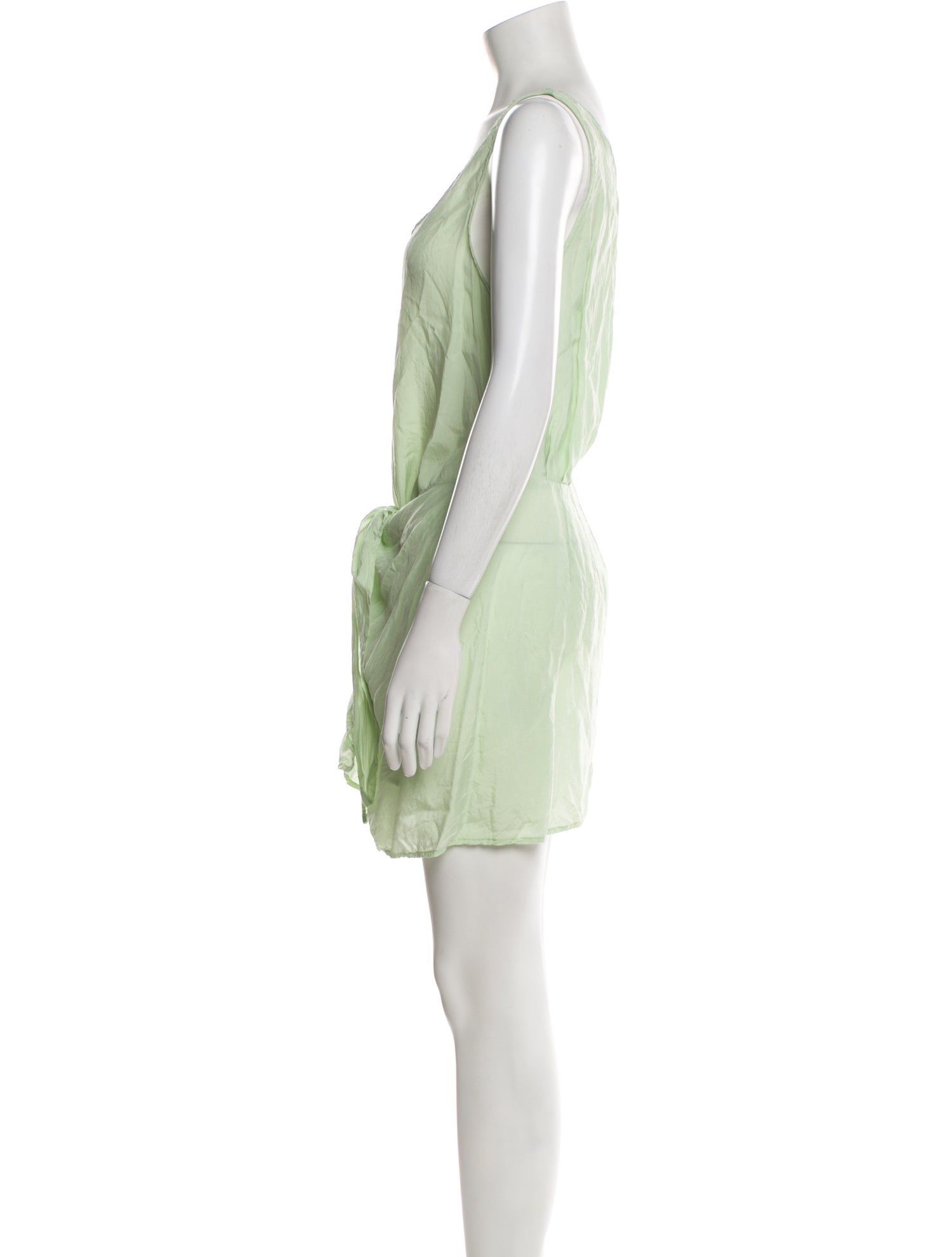 Anemos Scoop Neck Mini Dress