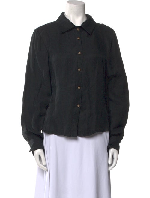 Anemos Long Sleeve Button-Up Top
