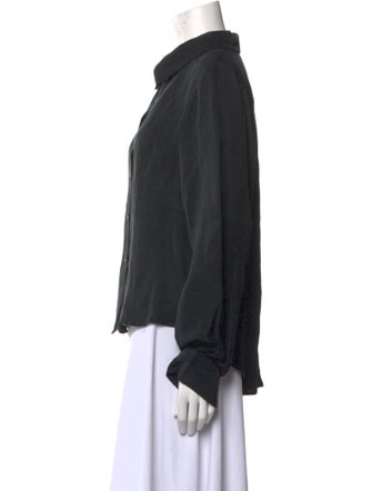 Anemos Long Sleeve Button-Up Top