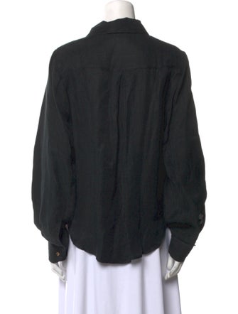 Anemos Long Sleeve Button-Up Top
