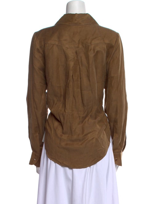 Anemos Long Sleeve Button-Up Top