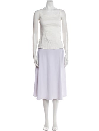 Anemos Linen Square Neckline Tunic