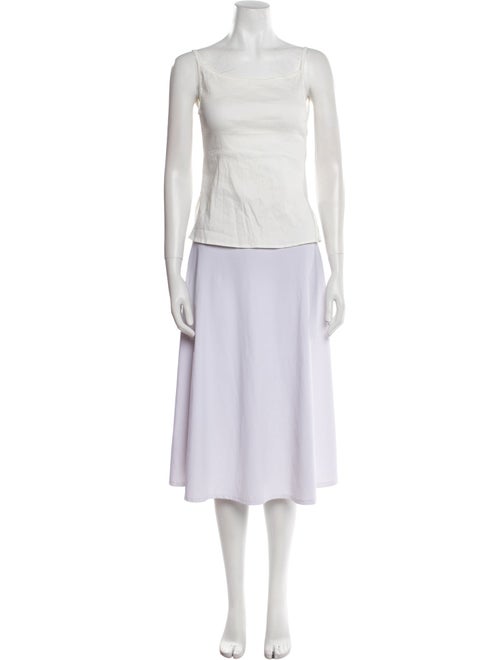 Anemos Linen Square Neckline Tunic