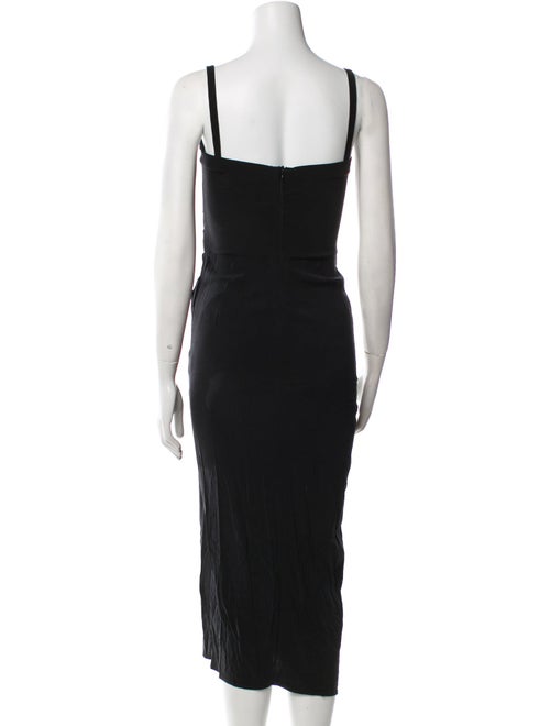 Anemos Square Neckline Midi Length Dress