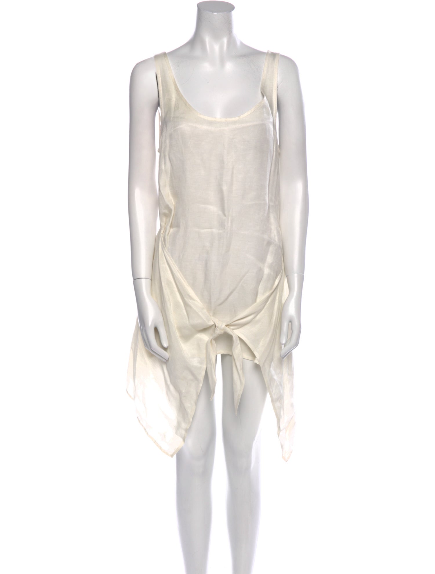 Anemos Scoop Neck Mini Dress