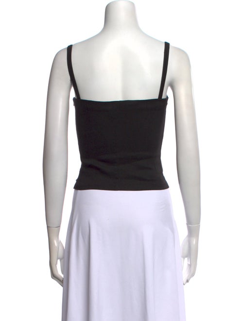 Anemos Linen Square Neckline Crop Top