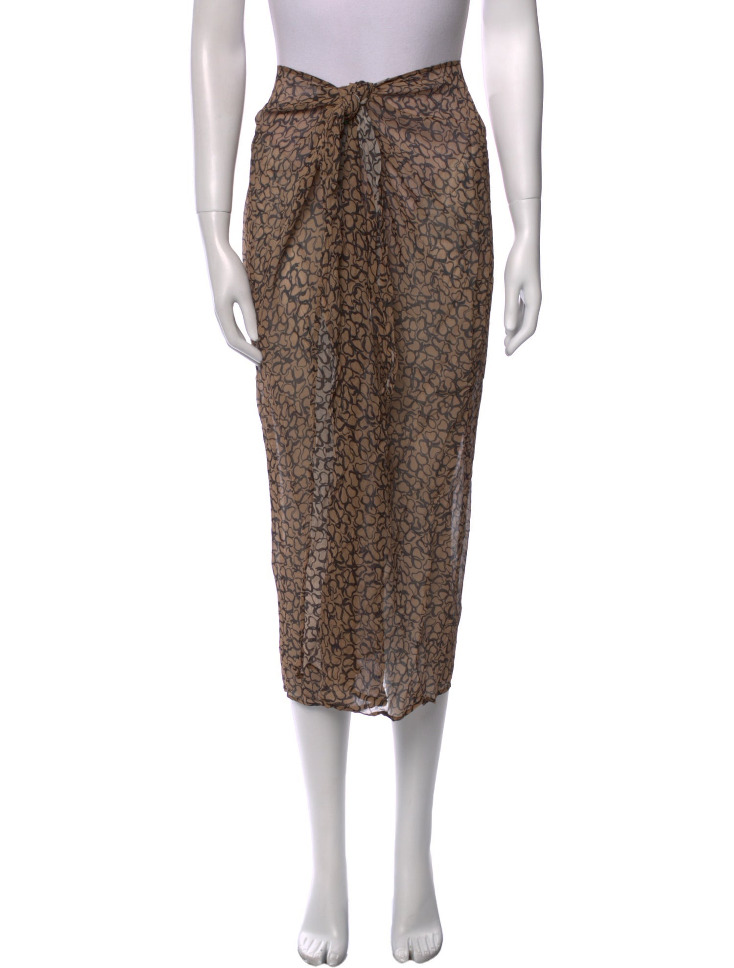 Anemos Animal Print Midi Length Skirt w/ Tags