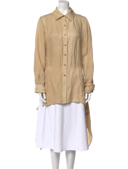 Anemos Long Sleeve Button-Up Top