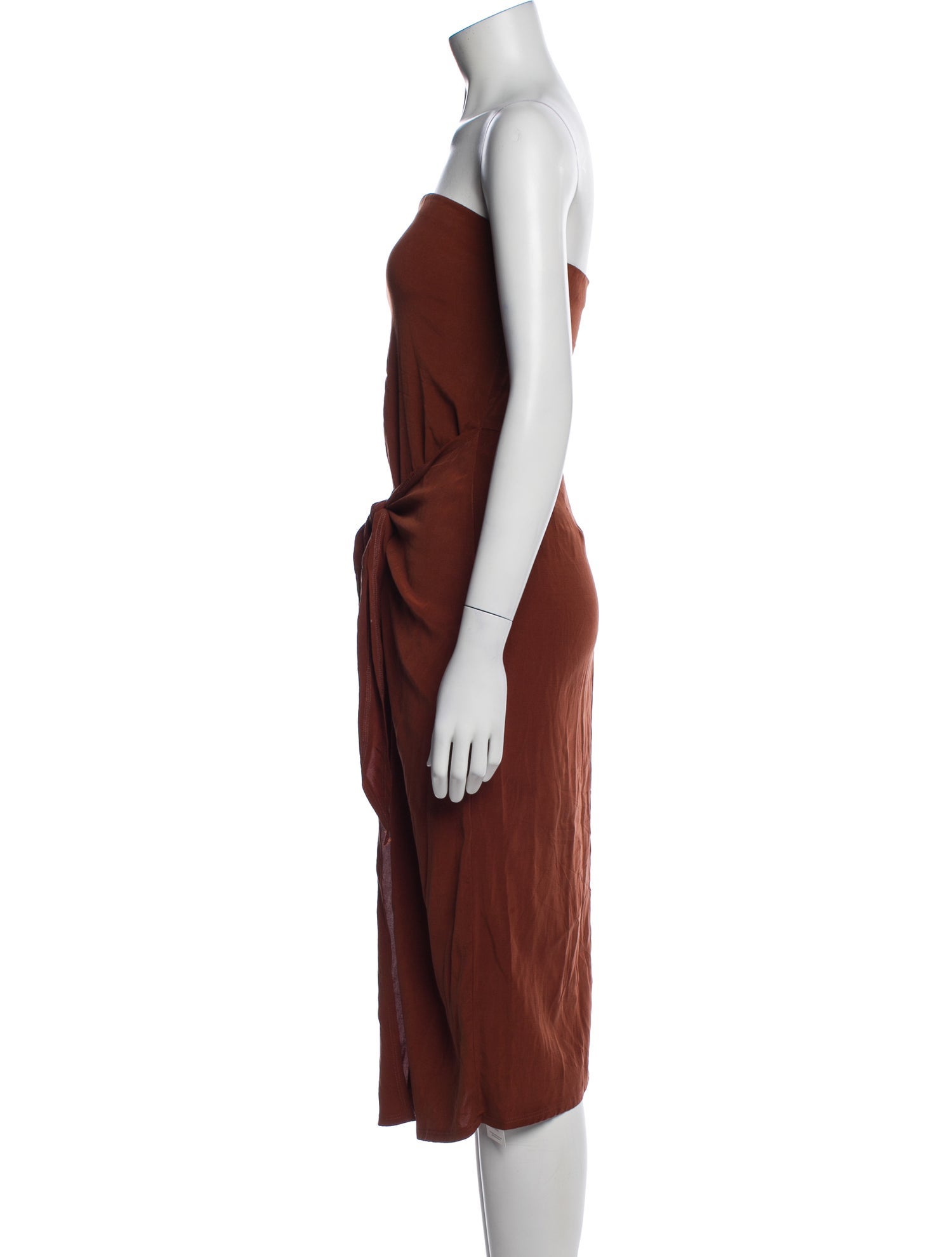Anemos Strapless Knee-Length Dress