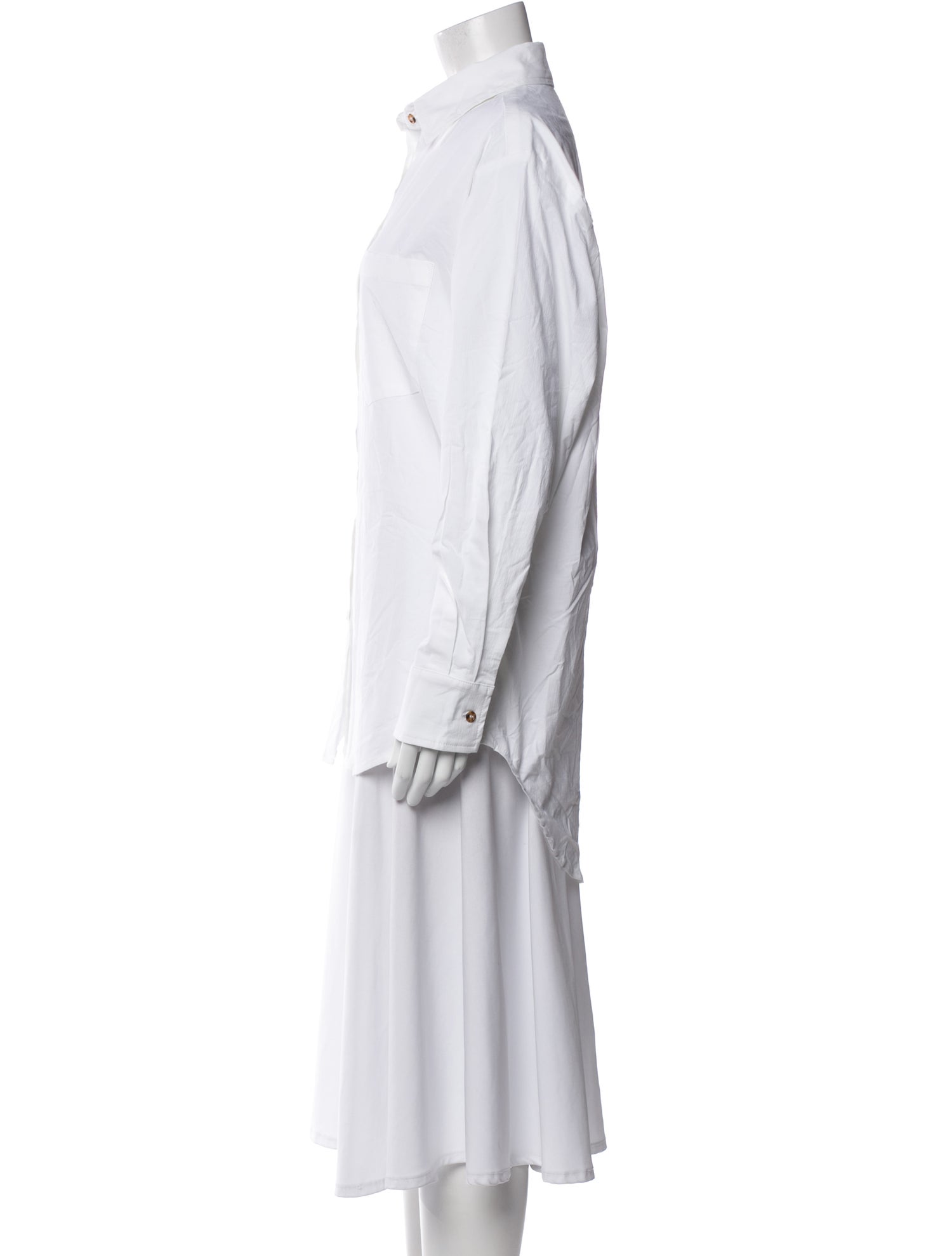 Anemos Long Sleeve Button-Up Top