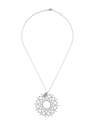 Angélique de Paris Cubic Zirconia Grand Flocon Pendant Necklace