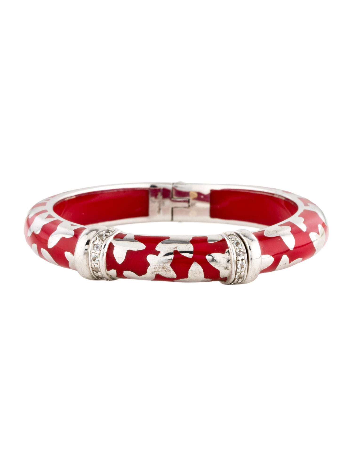 Angélique de Paris Resin & Topaz Farfalle Bangle Bracelet