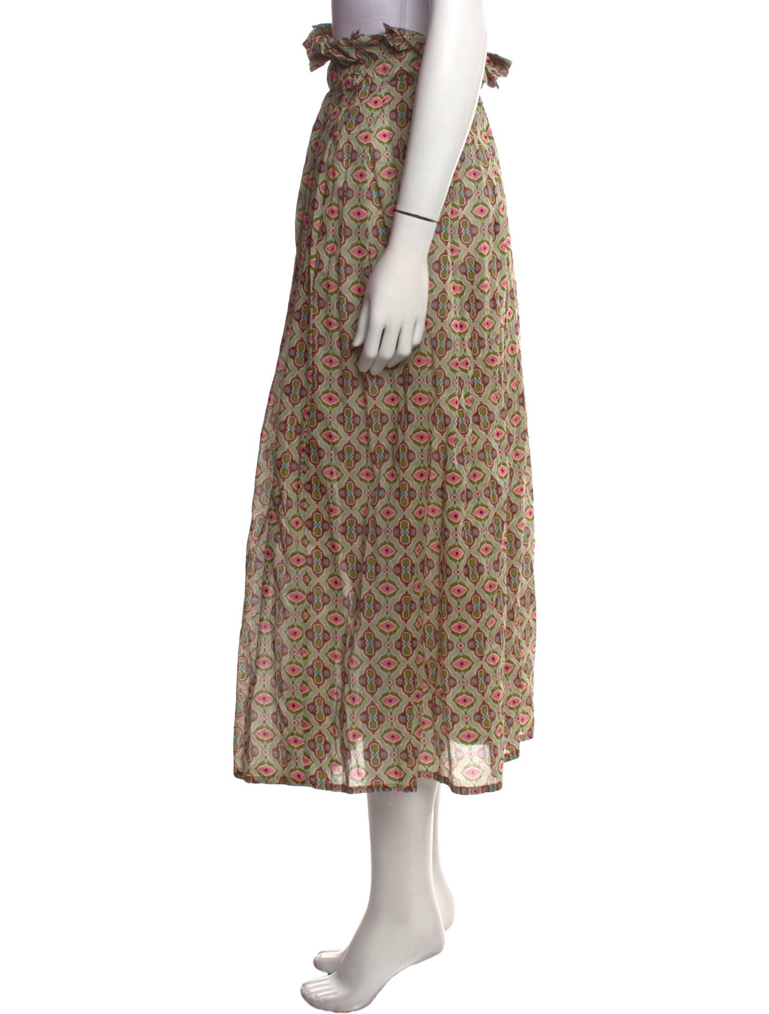 Anjuna Printed Midi Length Skirt