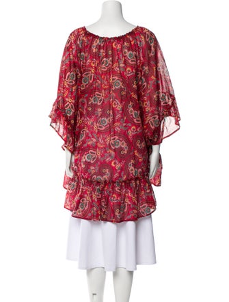 Anjuna Floral Print V-Neck Tunic