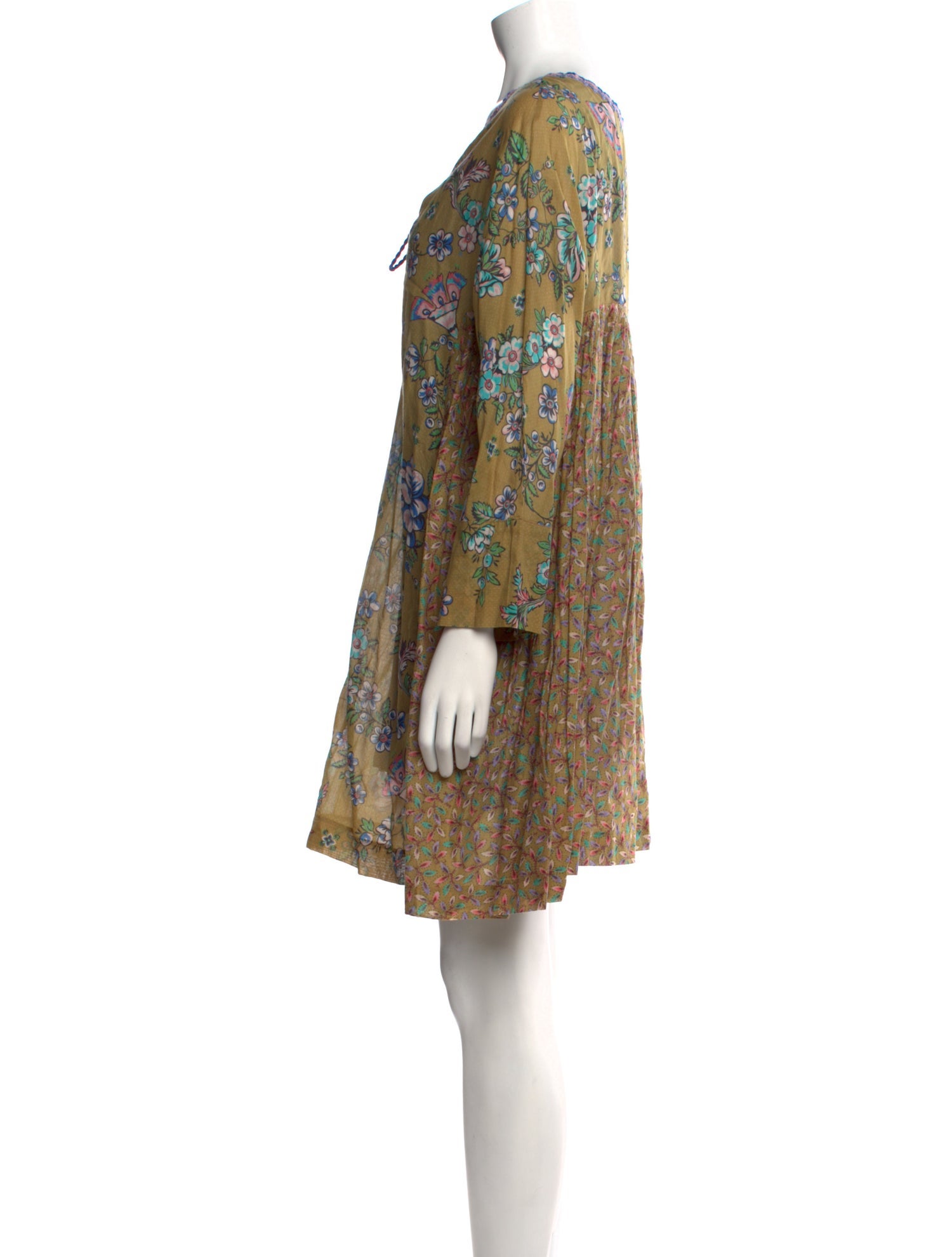 Anjuna Floral Print Mini Dress