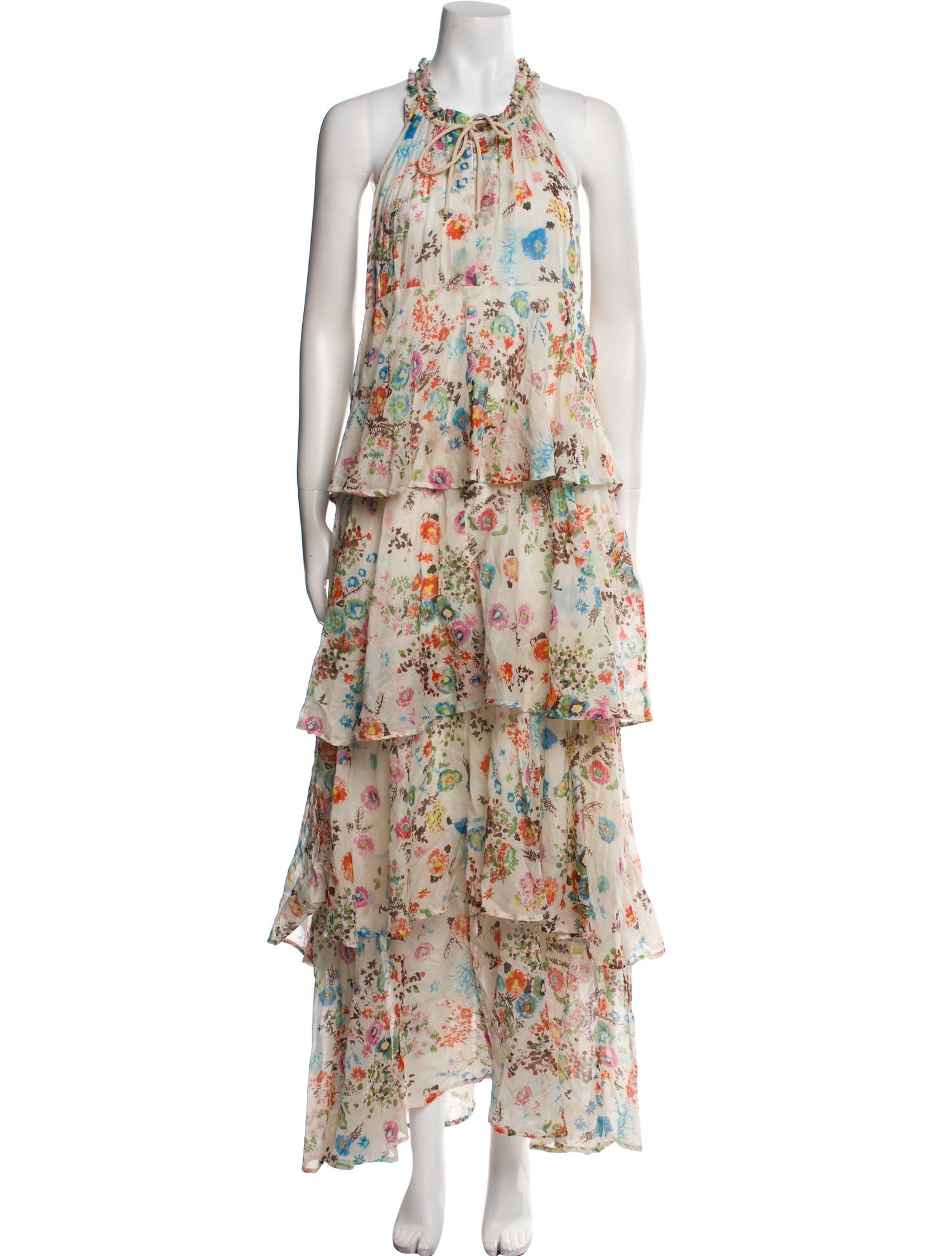 Anjuna Floral Print Long Dress
