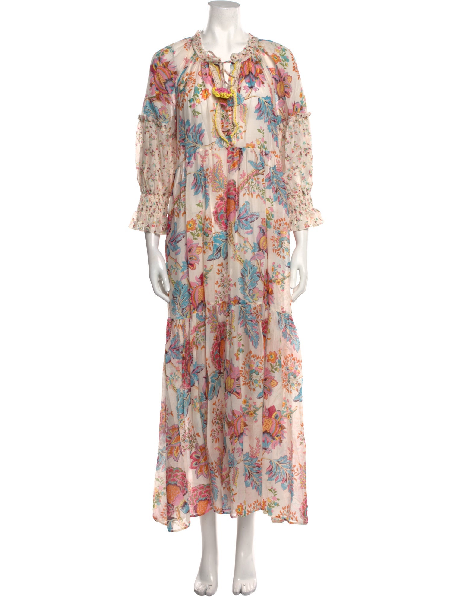 Anjuna Floral Print Long Dress
