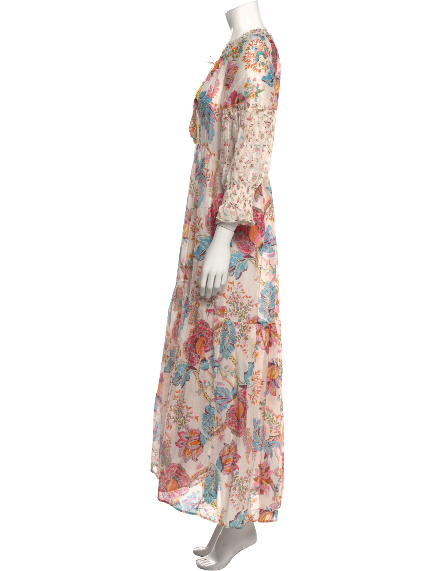 Anjuna Floral Print Long Dress