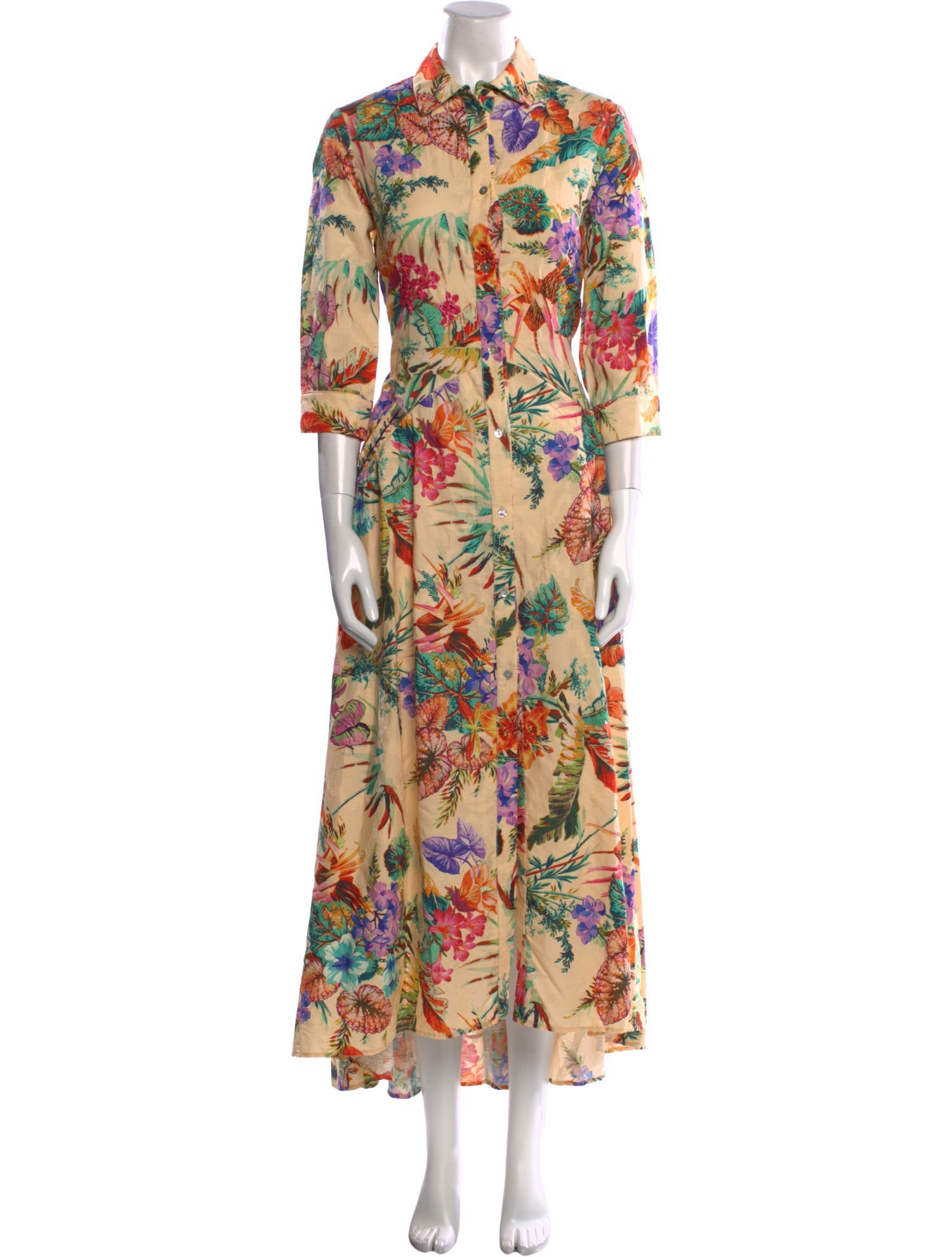 Anjuna Floral Print Long Dress