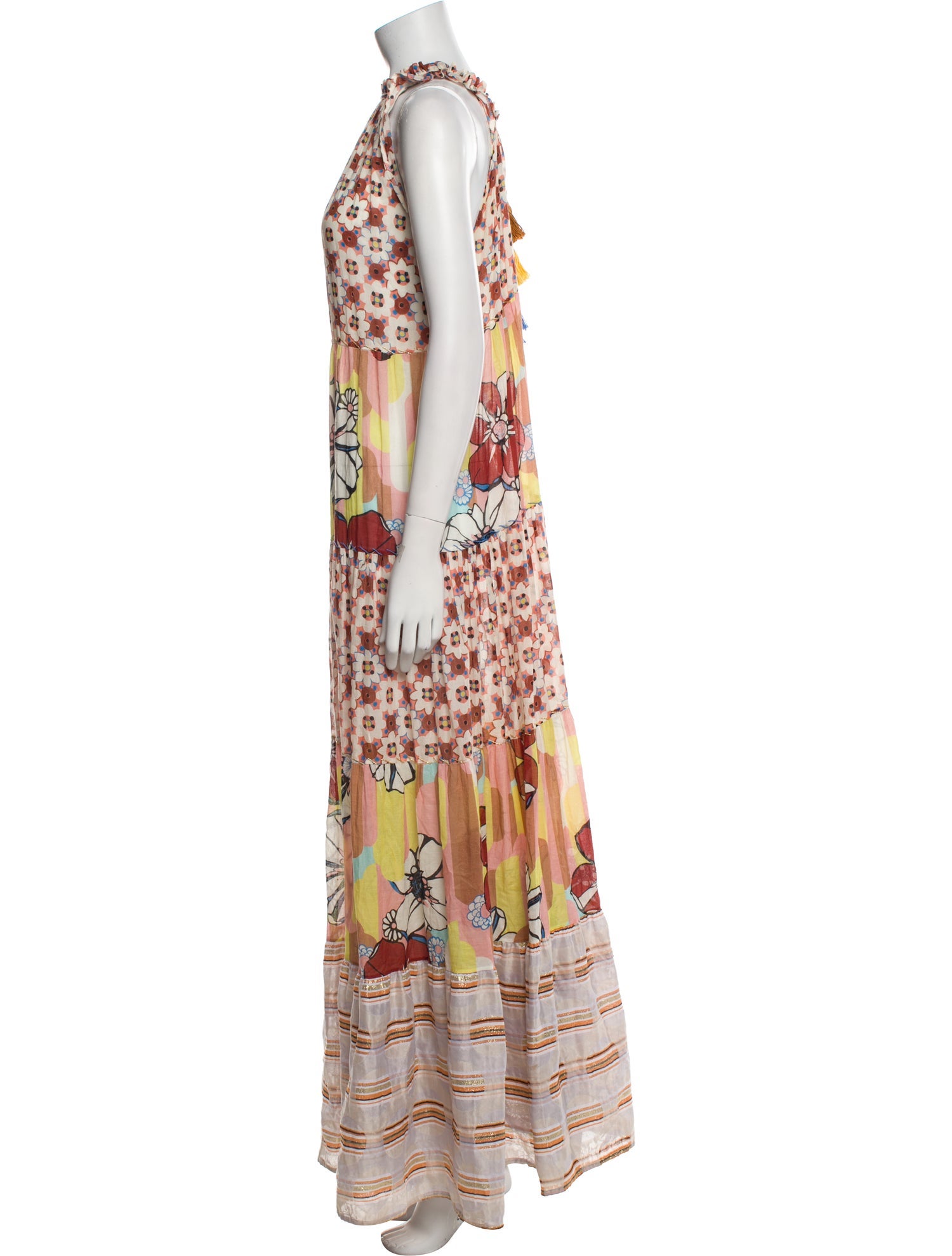 Anjuna Floral Print Long Dress