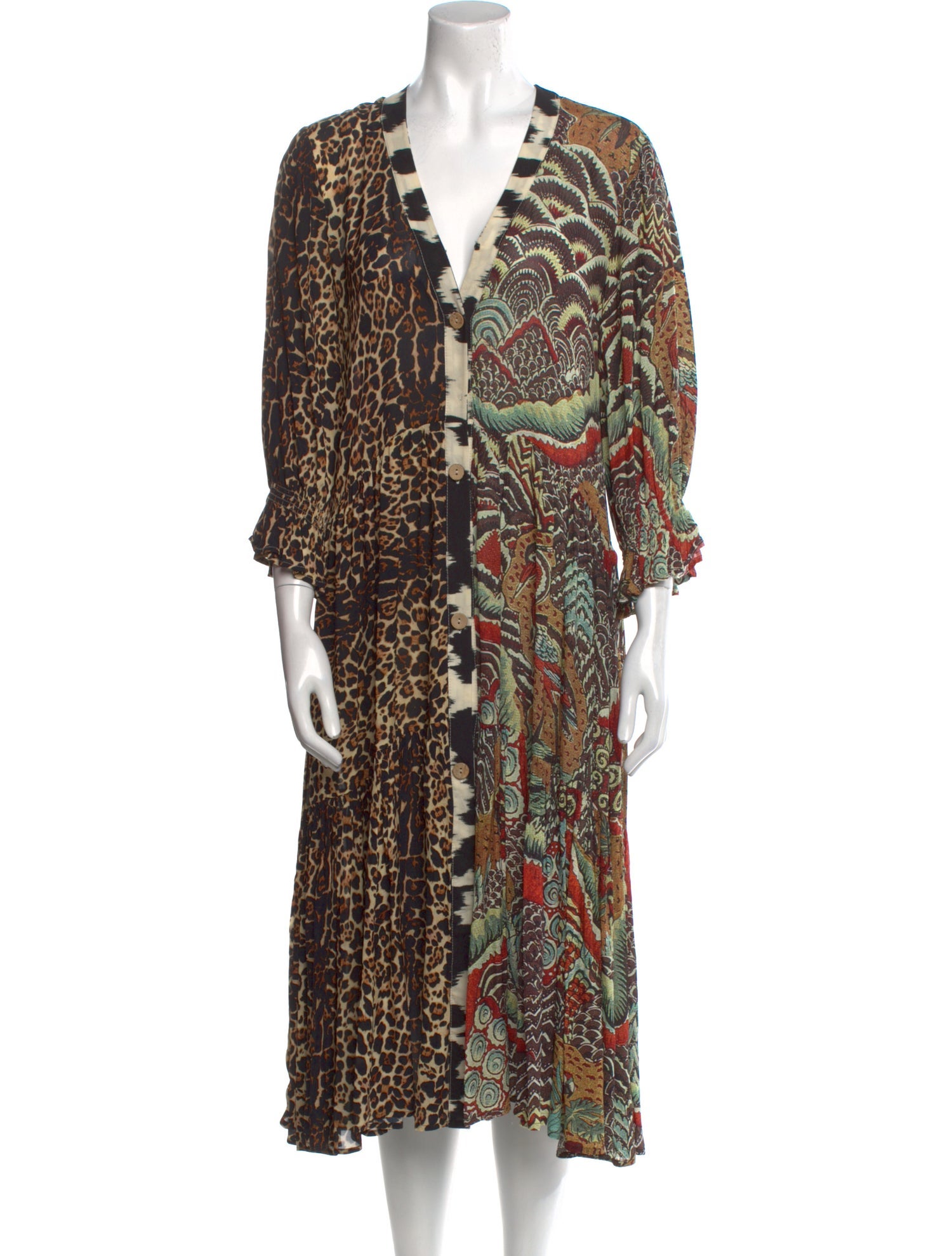 Anjuna Printed Midi Length Dress